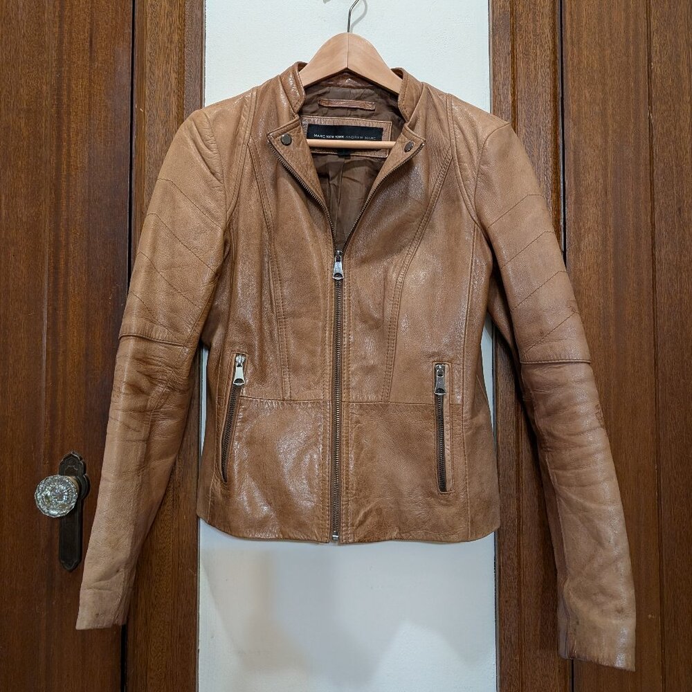 Marc by Marc Jacobs Brown Leather Jacket